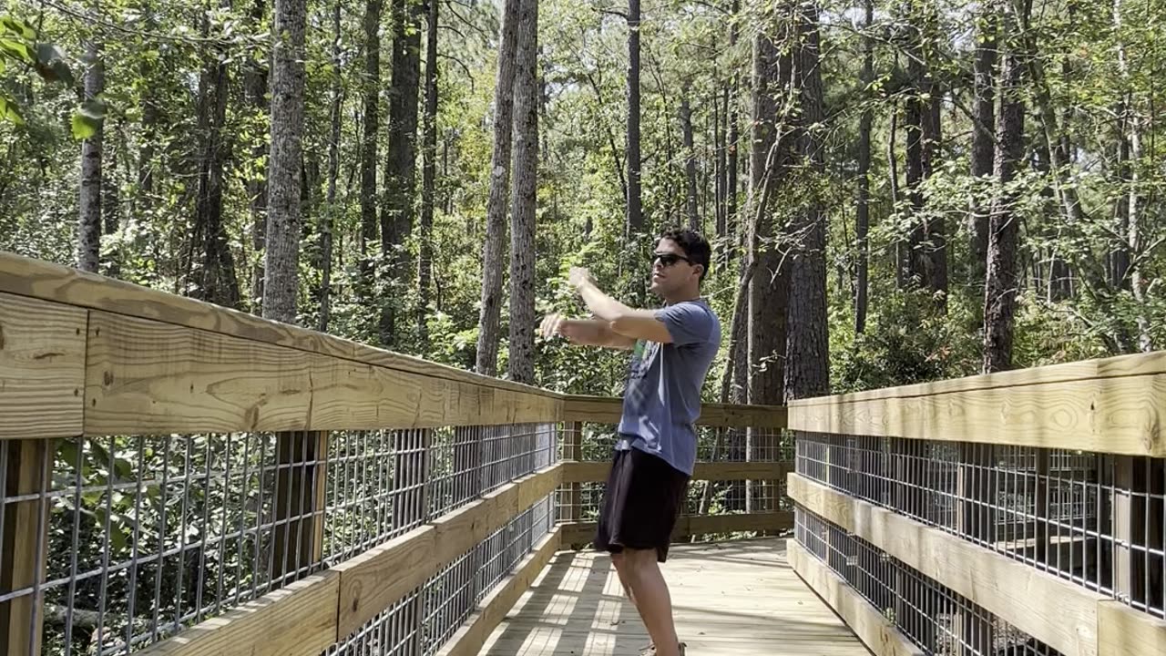 Chum Kiu at Weymouth Nature Preserve! #yeshua #jesus #wingchun #kungfu #nature #hiking