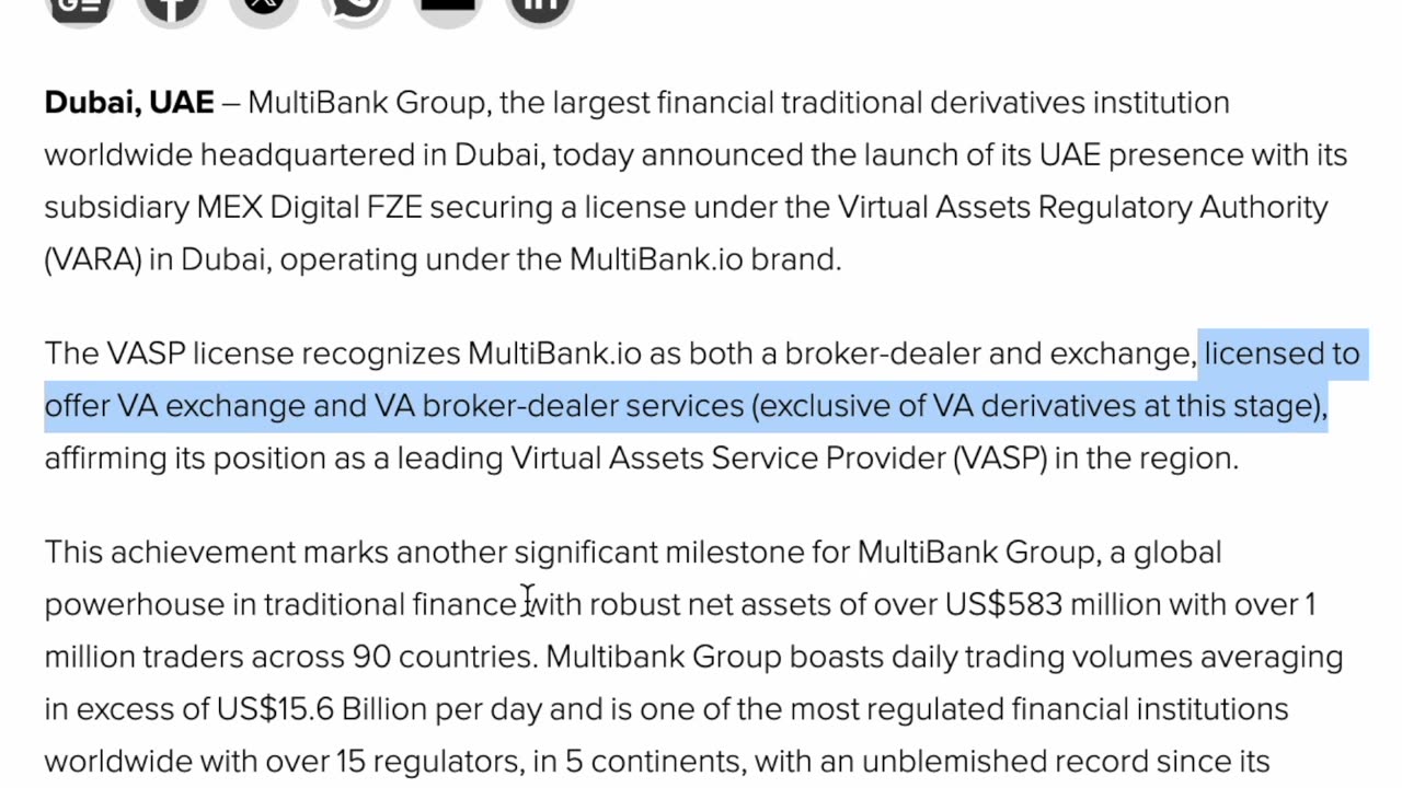 IT STARTED: World’s Largest $3B Crypto Deal HAPPENING NOW | MultiBank