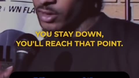Nipsey: You Closer to where you are trying to get than where you started from. Keep pushing.