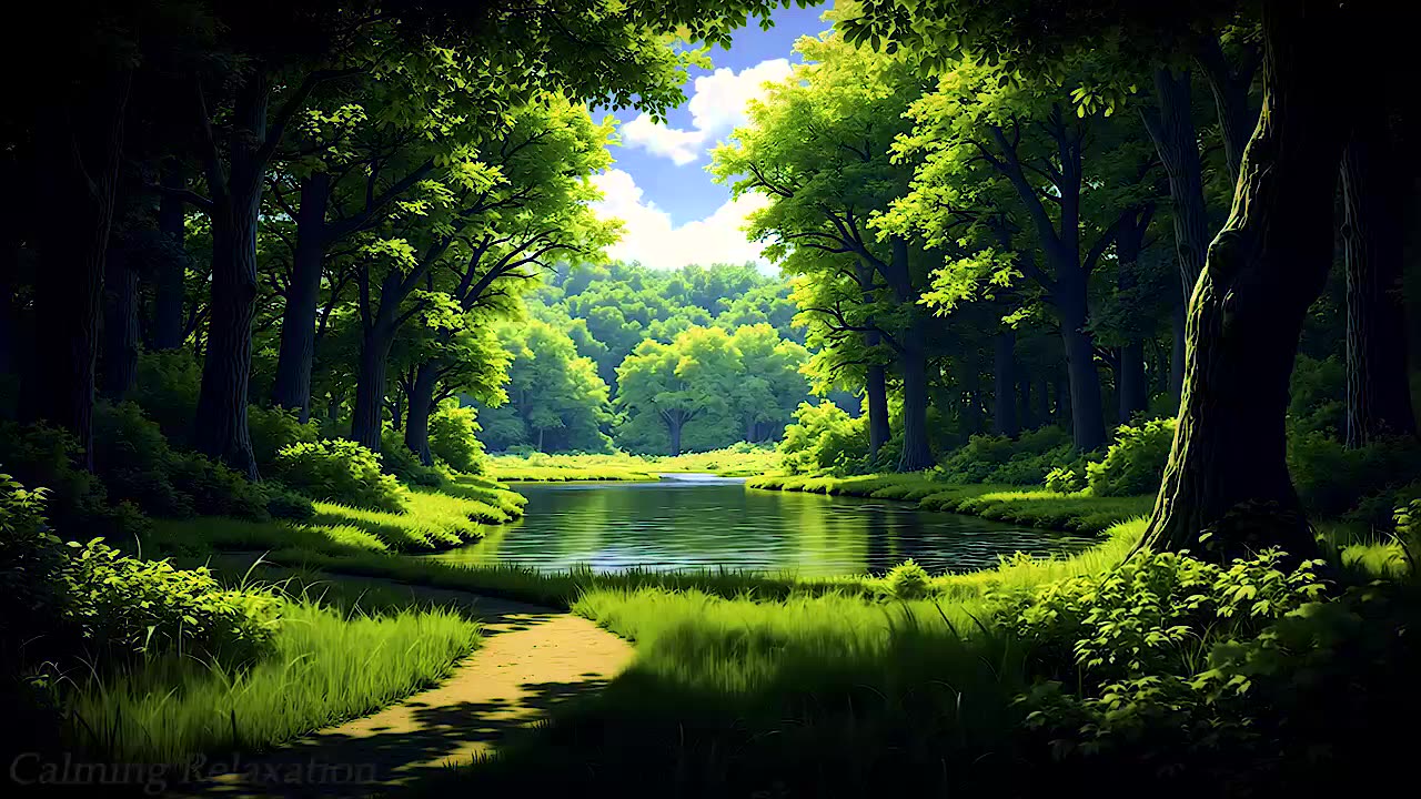 Healing Sounds of the Forest River - Relieve Stress, Anxiety and Find Inner Peace