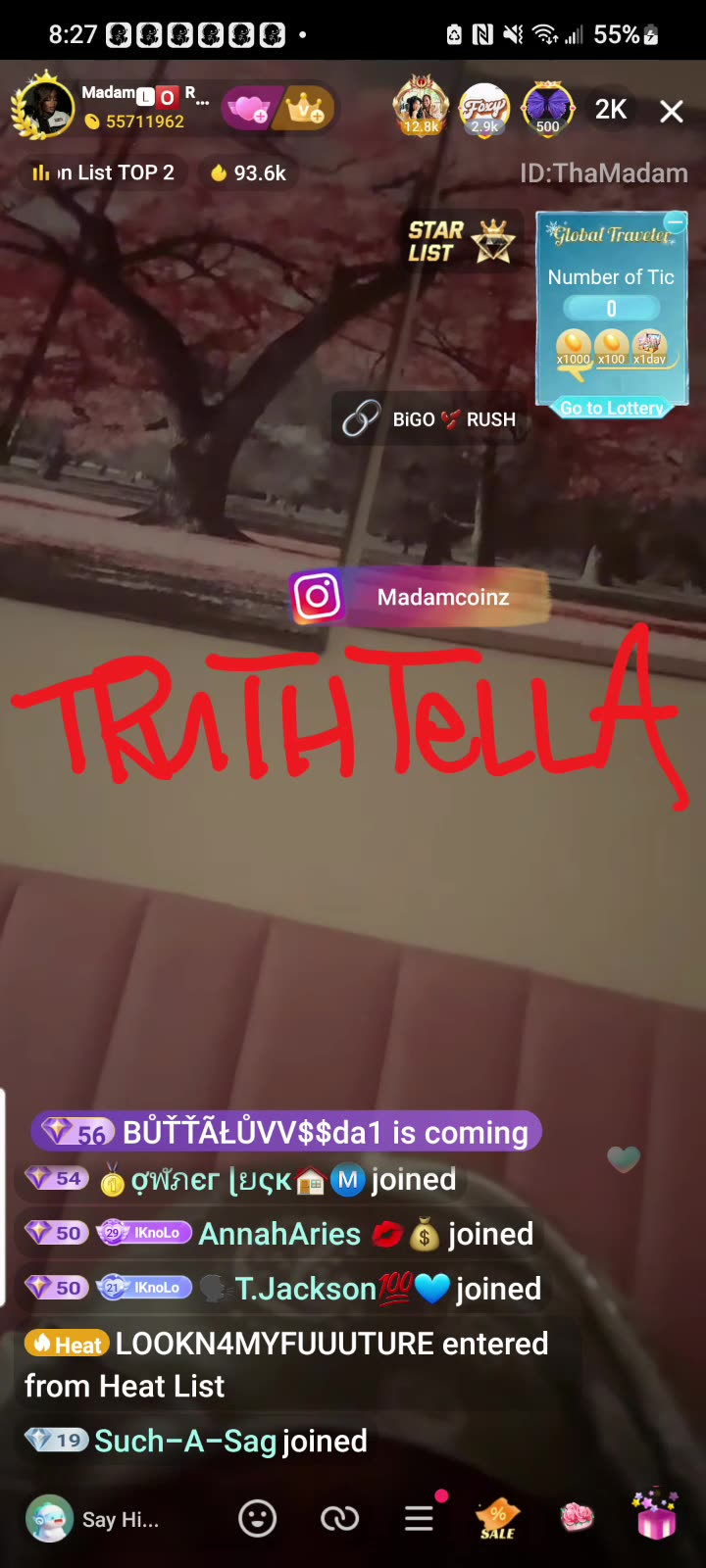 MADAM LO SUNDAY NIGHT RANT