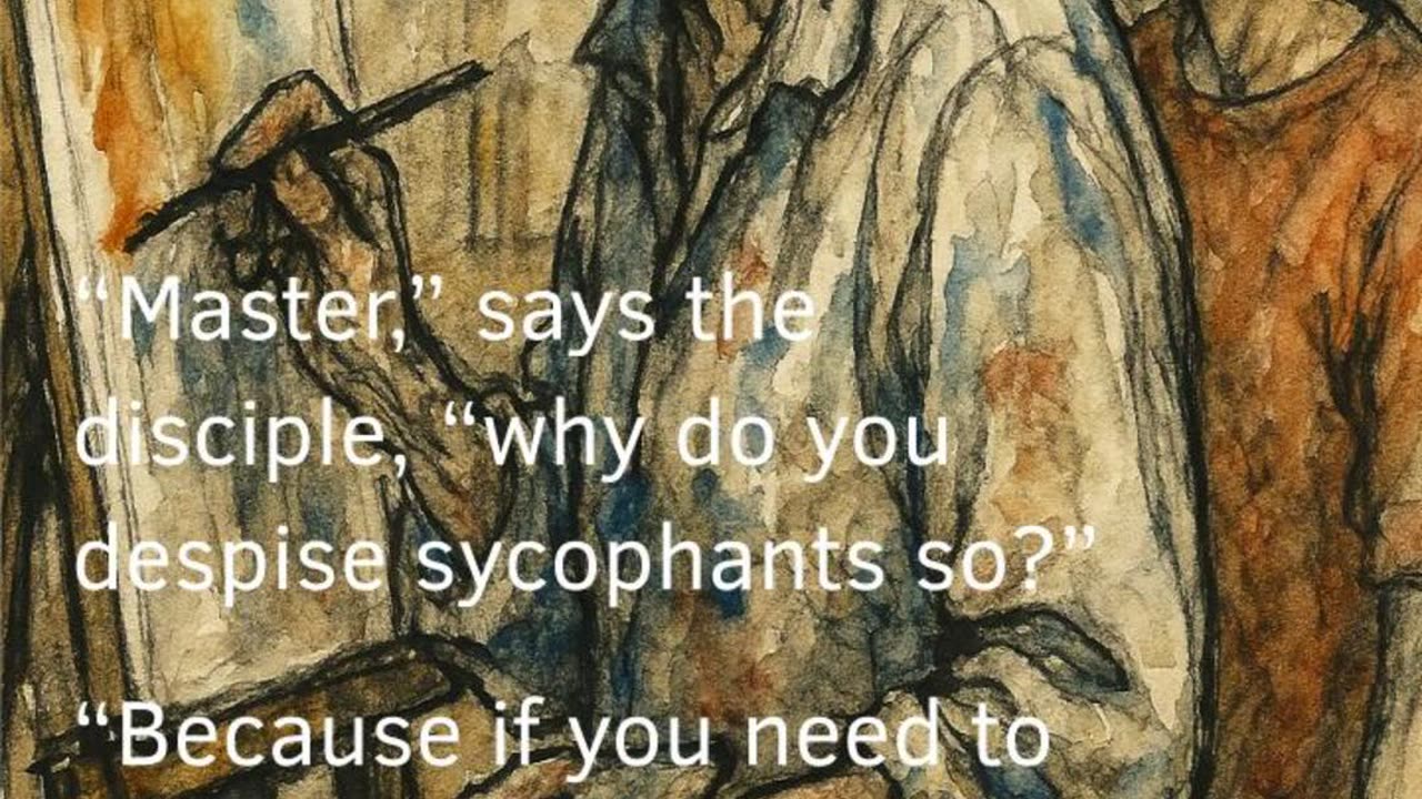 Ethical Crumb 32: “Master,” says the disciple, “why do you despise sycophants...