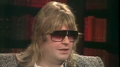 Ozzy Osbourne talking to Paula Yates 1986