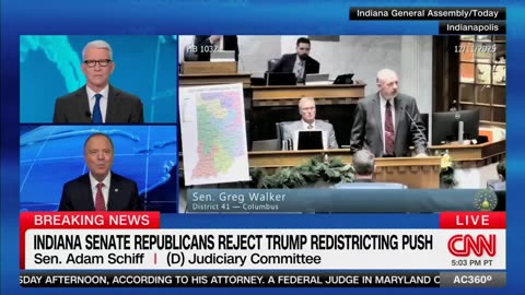 Adam Schiff, who campaigned heavily to eliminate red districts in California, says