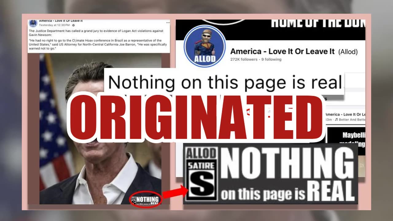 Fact Check: Justice Department Did NOT Launch Newsom Logan Act Investigation After Brazil Trip