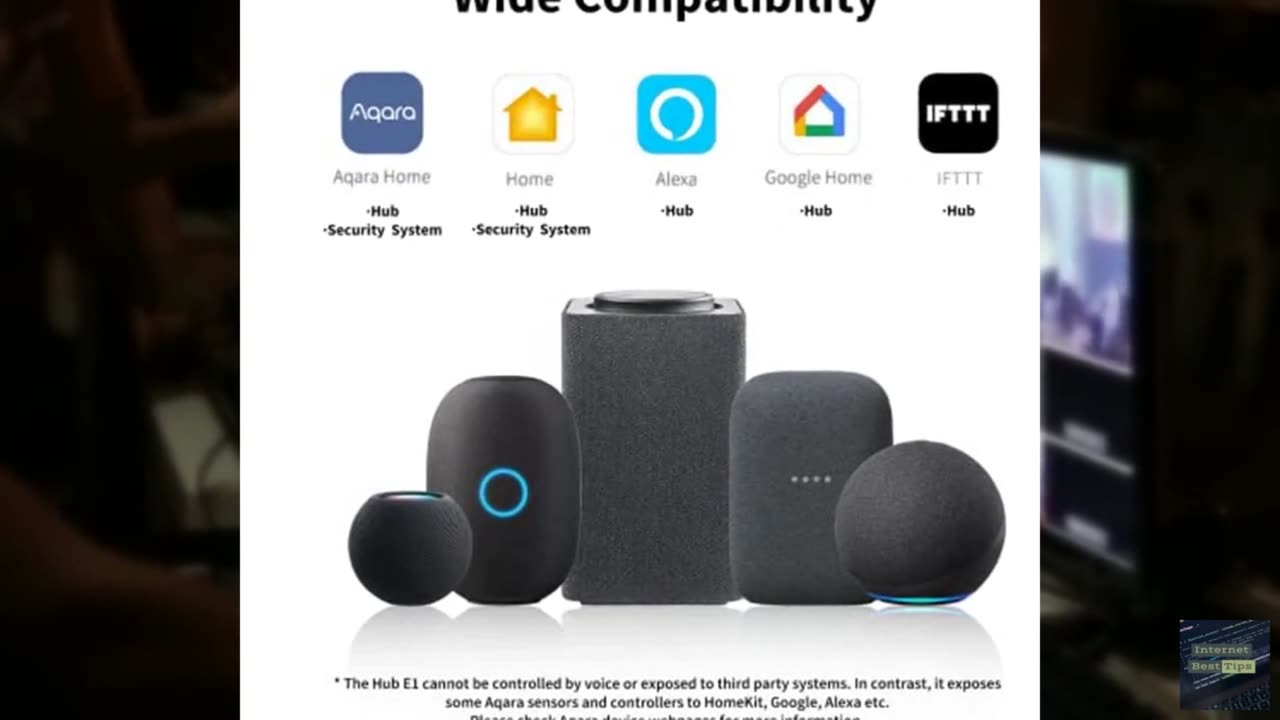 Aqara Smart Hub E1 for Home Automation, 2.4 GHz Wi-Fi Required, Features Aqara Z
