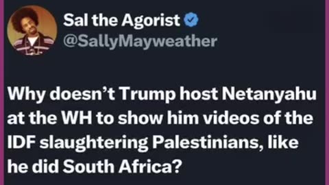 GOOD question for Donald J Trump 🤔