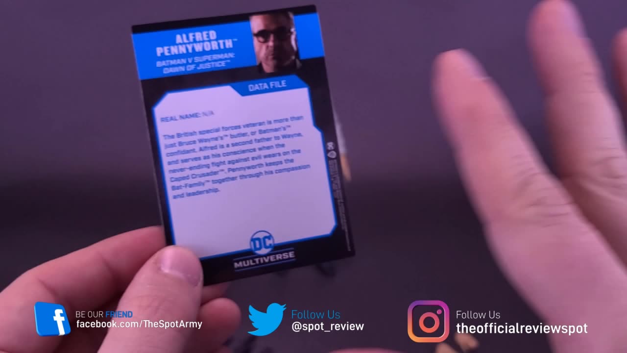 McFarlane Toys DC Multiverse Batman V Superman Alfred Pennyworth Review