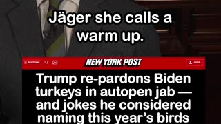 Trump Trolls Chuck & Nancy… Using Turkeys at White House Turkey Pardon