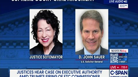 Sotomayor thumps Trump DOJ for 'asking us to destroy the structure of government'