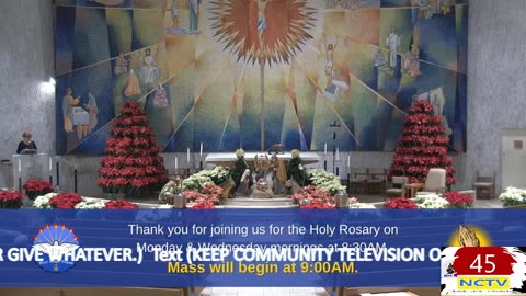 NCTV45 CATHOLIC MASS HOLY SPIRIT PARISH (ST VITUS) 9:00 AM WED JAN 7 2026