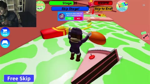 Roblox Escape Walmart Obby Game Stages 26-30 Gameplay With Live Commentary