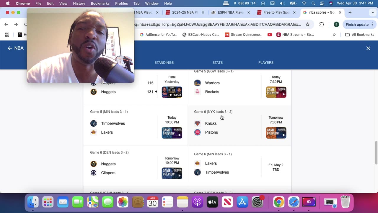 NBA playoffs game 5 picks GSW vs HOU Min vs LAL rant