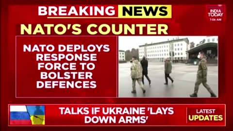 NATO's Counter; NATO Deploys Response Force Against Russia Breaking News