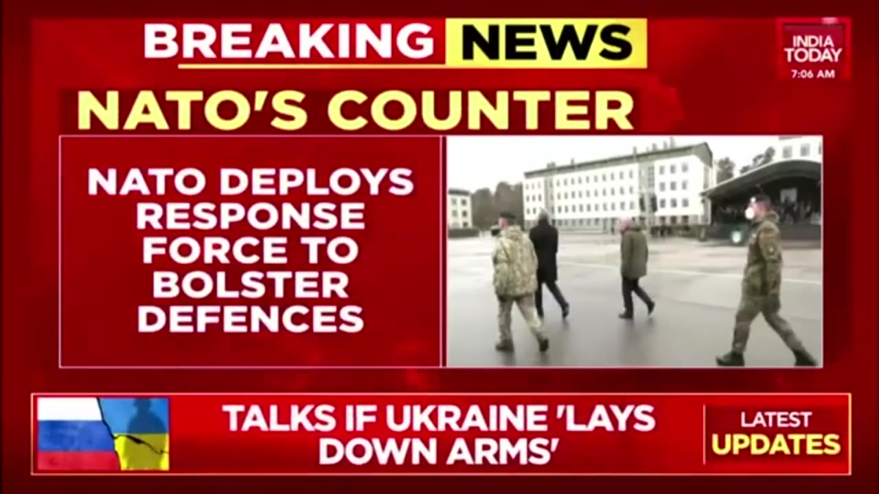 NATO's Counter; NATO Deploys Response Force Against Russia Breaking News