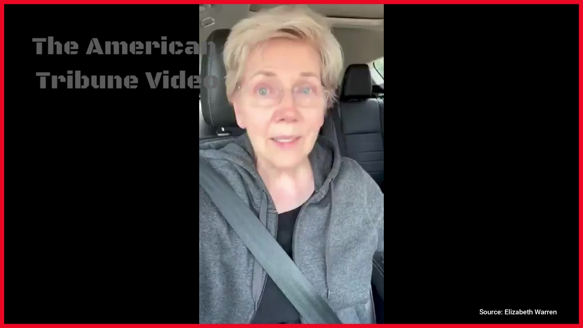 Liz Warren Has Wild Meltdown, Comes Close to Tears and Whines in Her CarA About Trump