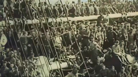 US Troops Departing For Front 1918