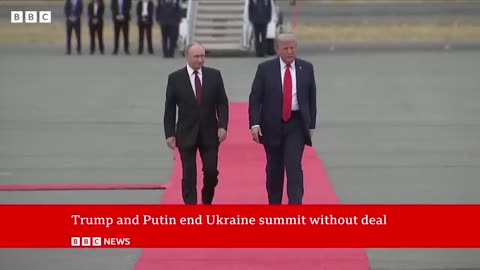 Donald trump and valdimir Putin end Ukraine summit without ceasefire deal today's breaking News l