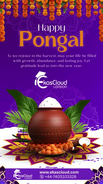 Harvesting Knowledge, Growing Careers – Happy Pongal! #HappyPongal #Pongal2026 | Ekascloud