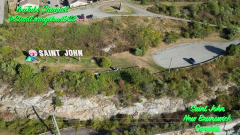 Saint John Sign | Iconic Landmark Overlooking the Port City @DJI