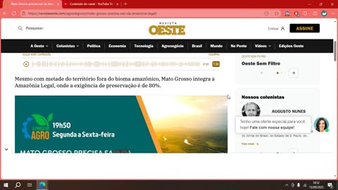 Mato Grosso precisa sair da Amazônia Legal