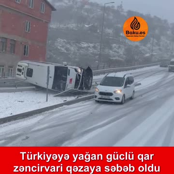 In Türkiye fatal accidents are happening frequently due to snow.