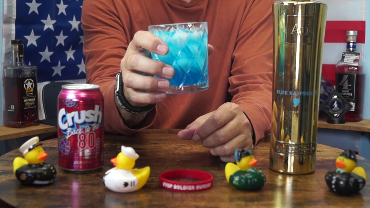 J Neil Hunsaker - Au` Blue Raspberry Vodka & Crush Back to the 80's Blue Raspberry