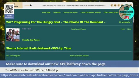 Shema Internet Radio Live Daily Stream
