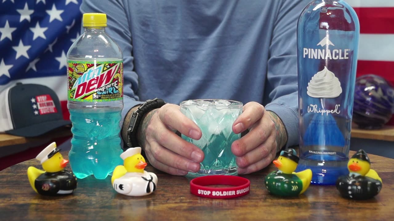 Bartholomew Gicking - Pinnacle Whipped Vodka & Mtn Dew Infinite Swirl Pineapple Berry Soda