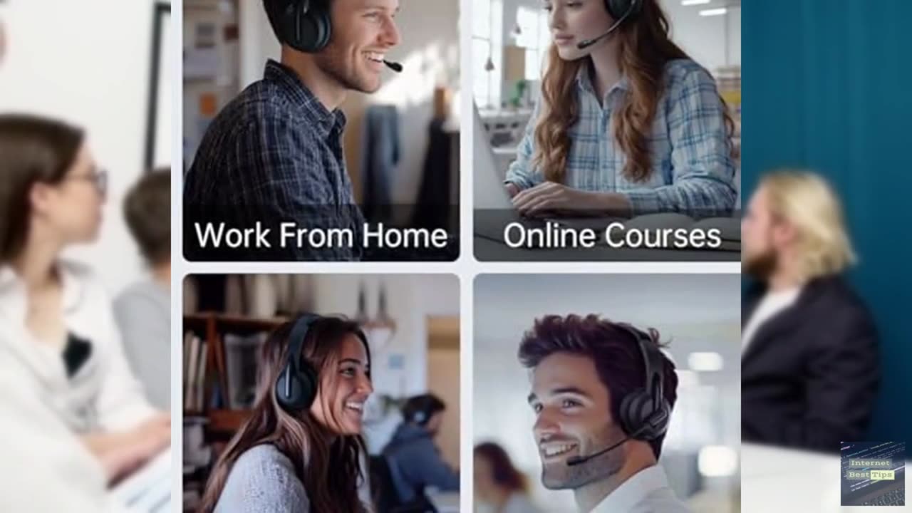 Wireless Headset with Mic for Work with AI Noise Cancelling Mic for Clear Calls,