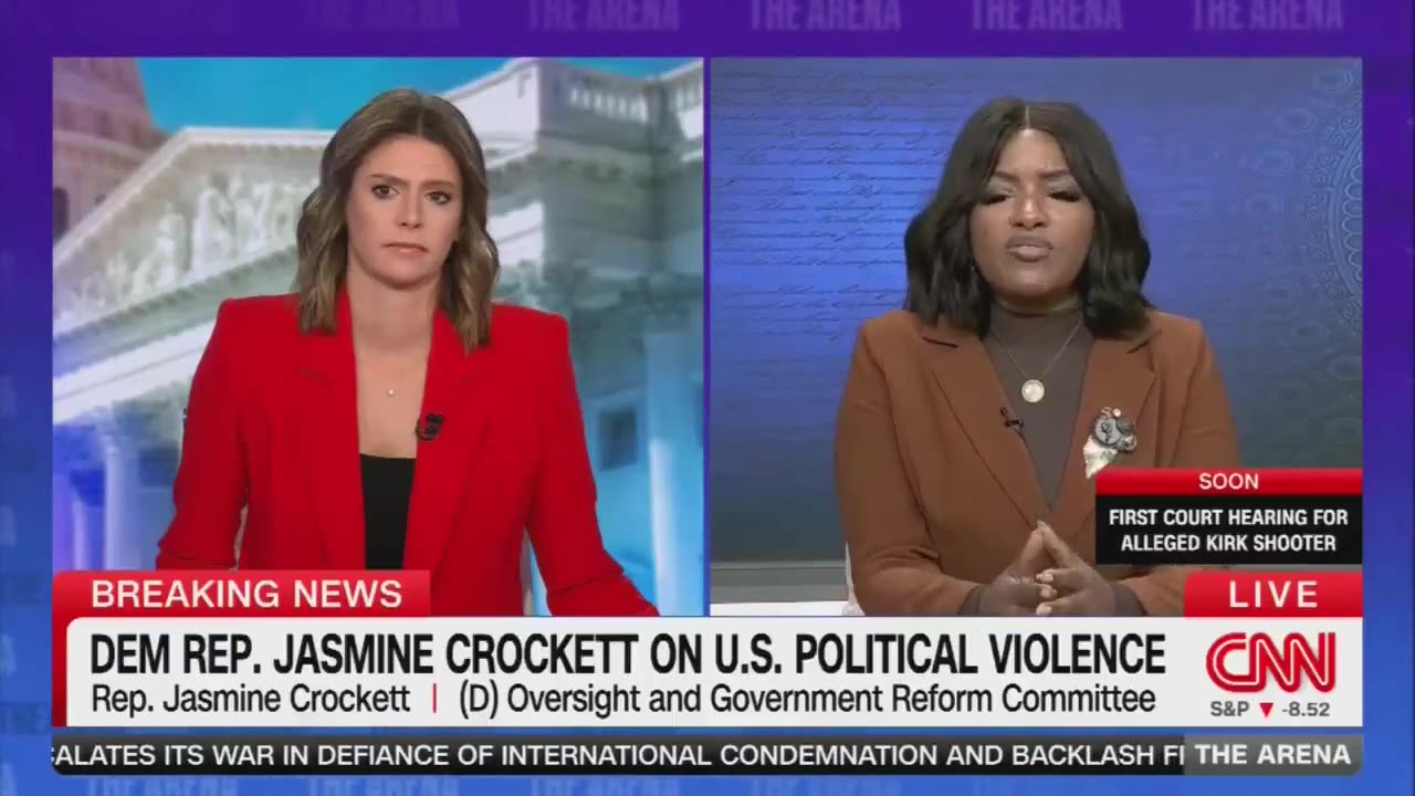 Watch Jasmine Crockett Try To Rationalize How People On The Left Can't 'Make A Shot From 200 Yards'
