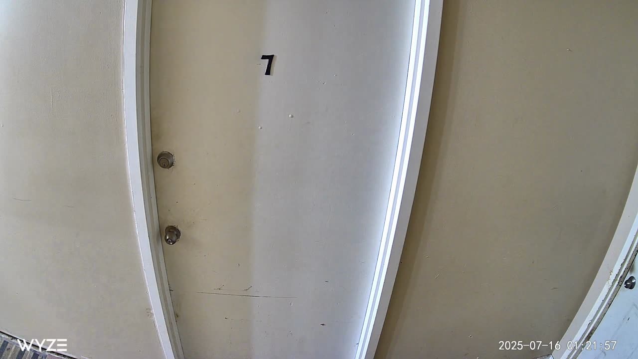 July 16, Neighbor going in & out 63 times