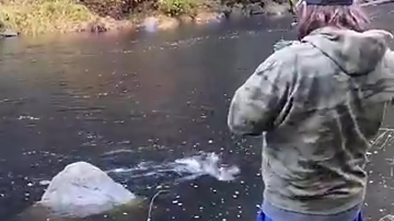 Casting in river