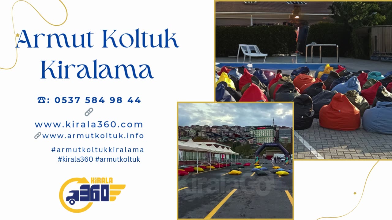 Armut Koltuk Kiralama fiyatlari
