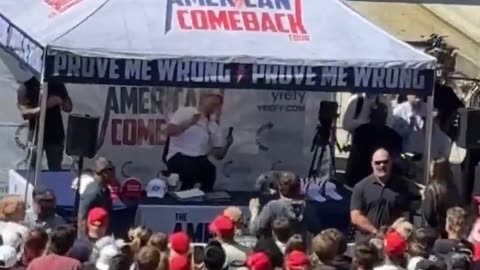 Charlie Kirk gets shot in the neck