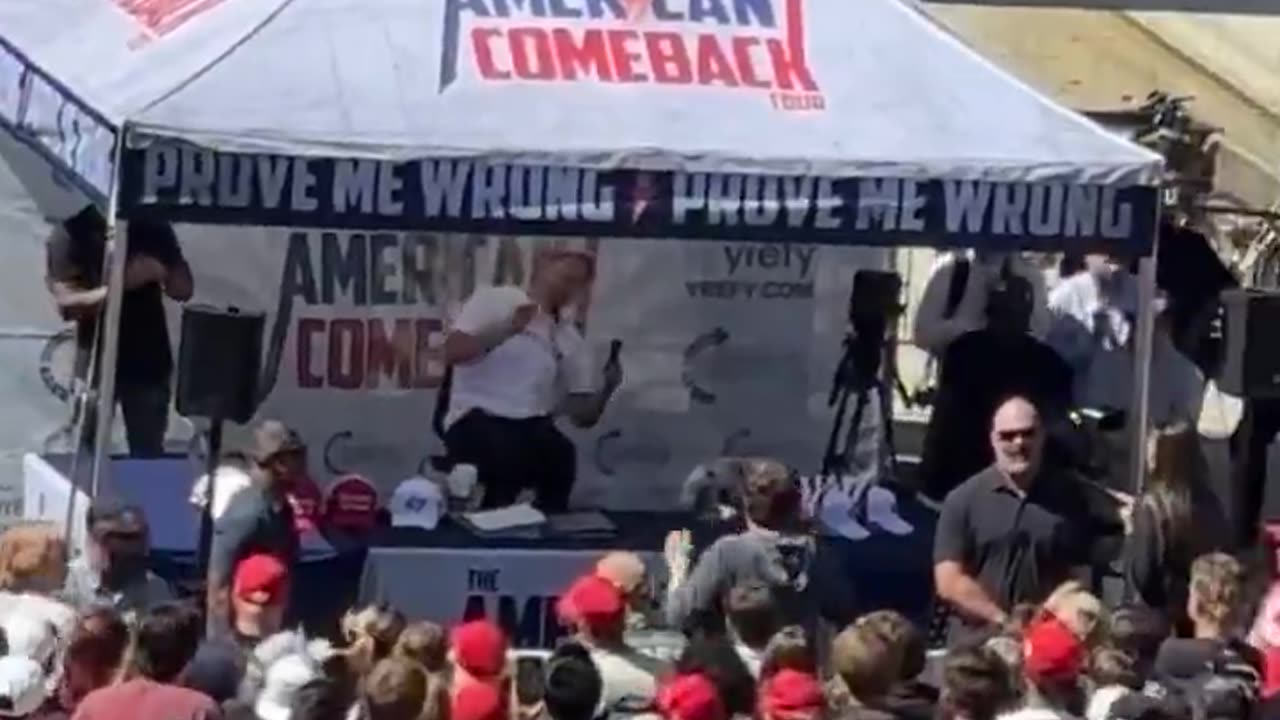 Charlie Kirk gets shot in the neck