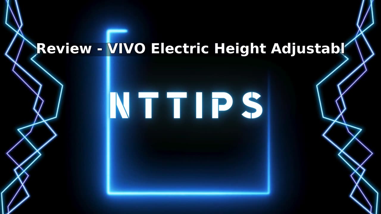 VIVO Electric Height Adjustable 36 inch Standing Desk Converter with Dual Monito