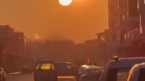 Un phénomène étrange dans le ciel de la province de Bursa en Turquie le 20 avril 2025