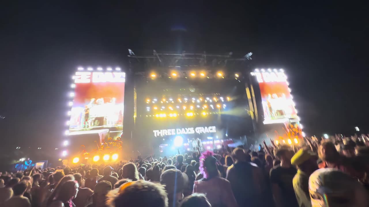 Three Days Grace Live at Welcome To Rockville 2025 in Daytona Beach, FL