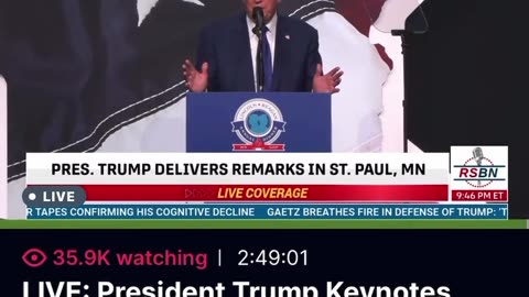 President Trump Keynotes Minnesota GOP Annual Dinner 5/17/24