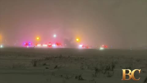 Business jet with 8 on board crashes during takeoff in Maine