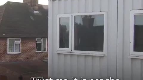 Islamic family in UK lives in a container used as an apartment with 4 children without paying