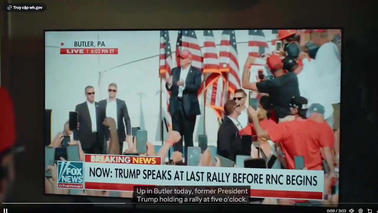 Là n sóng thay đổi đang cà n quét đất nước – Tổng thống Trump