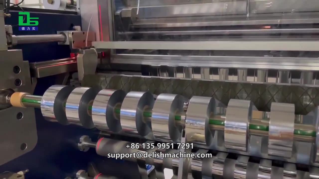 High-speed aluminum foil slitting machine, speed increased by 5-10 times