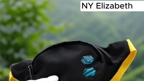 OFF-WHITE Nylon Sling Backpack Black