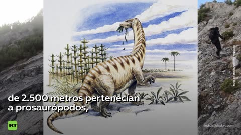 Encuentran huellas de dinosauros dejados hace 190 millones de años en los Alpes