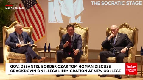 BREAKING NEWS: DeSantis Meets With Tom Homan To Discuss Crack Down On Illegal Immigration