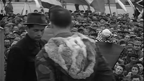 FIRST JEWISH RELIGIOUS SERVICE, ... - FIRST JEWISH RELIGIOUS SERVICE, DACHAU, GERMANY - 111-adc-4613