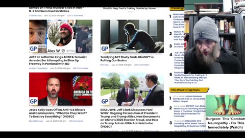 Dustin Nemos Live 6.22.25 - We're at War. Trump Bombs Iran For The Jews.