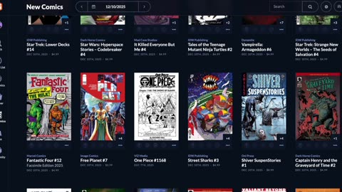 NEW COMIC BOOK RELEASES, SPECS & NEWS - December 10th, 2025